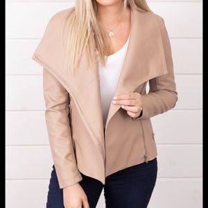 BB Dakota Chic Street Faux Leather Jacket